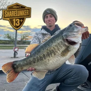 15.82-Pound Lunker Bass Caught from O.H. Ivie